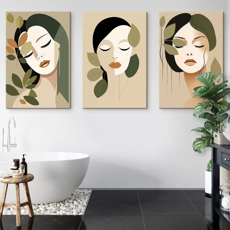 Wandbilder Gesichter von Mädchen m00605