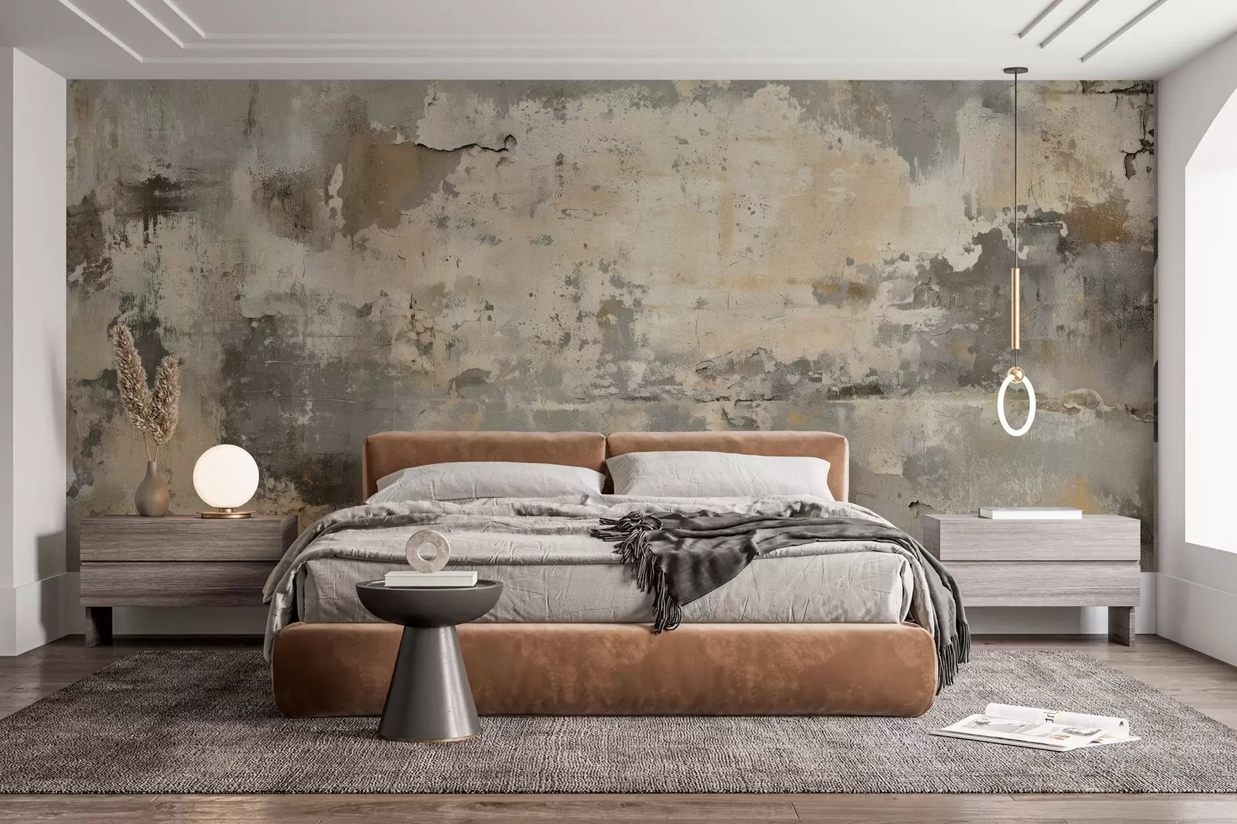 Fototapete nachahmung einer strukturierten alten Mauer w04311