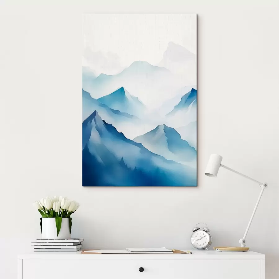 Wandbilder Berge im Nebel s45424