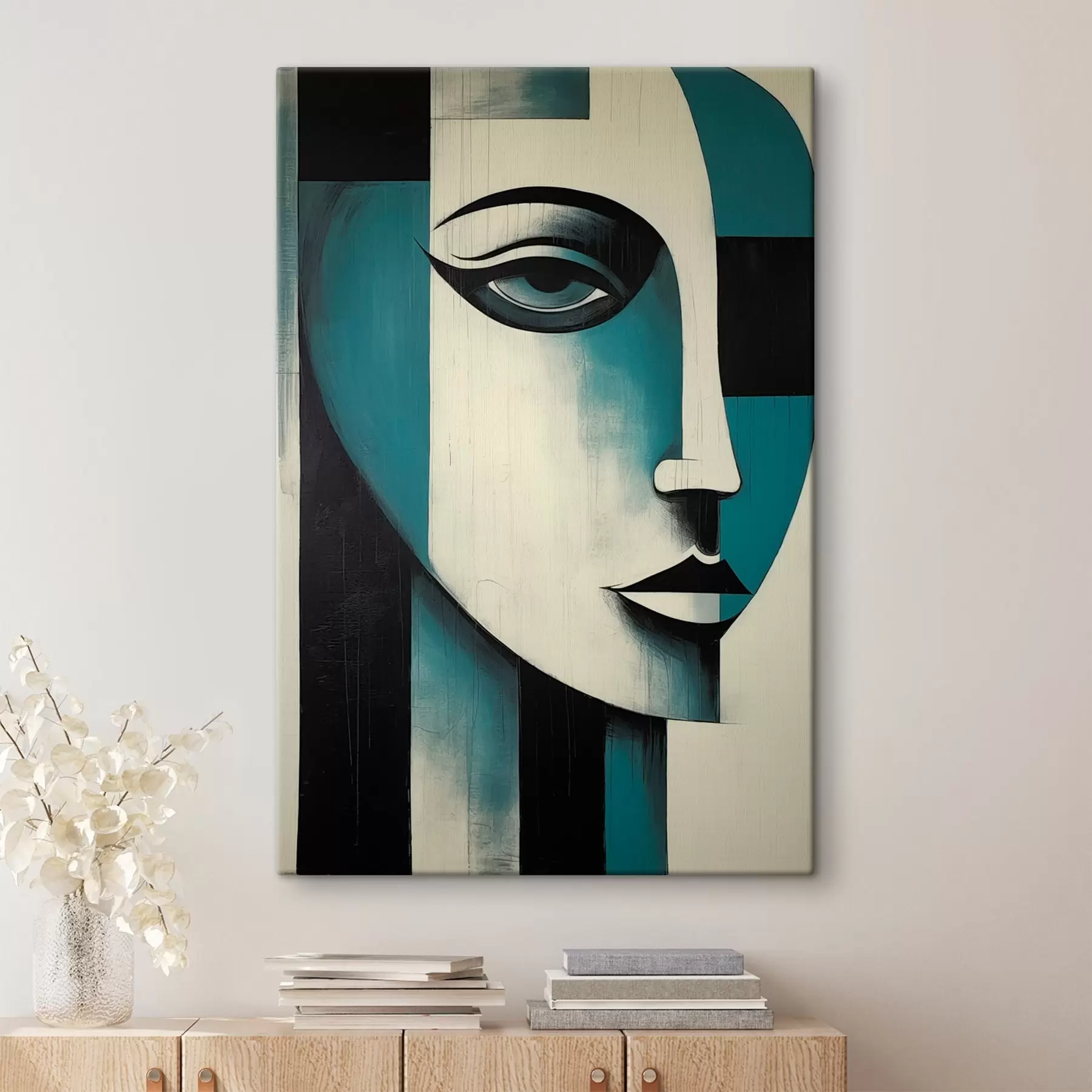 Wandbilder Abstraktes Frauenporträt s45436