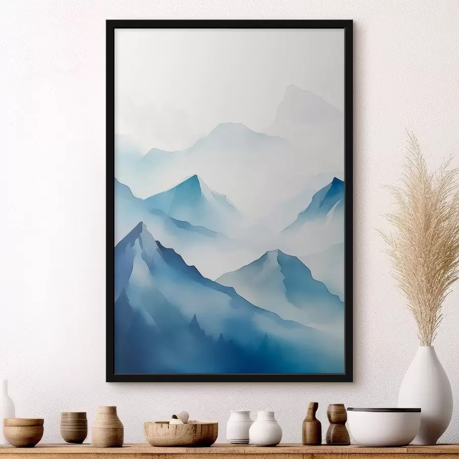 Fototapete Berge im Nebel f45424