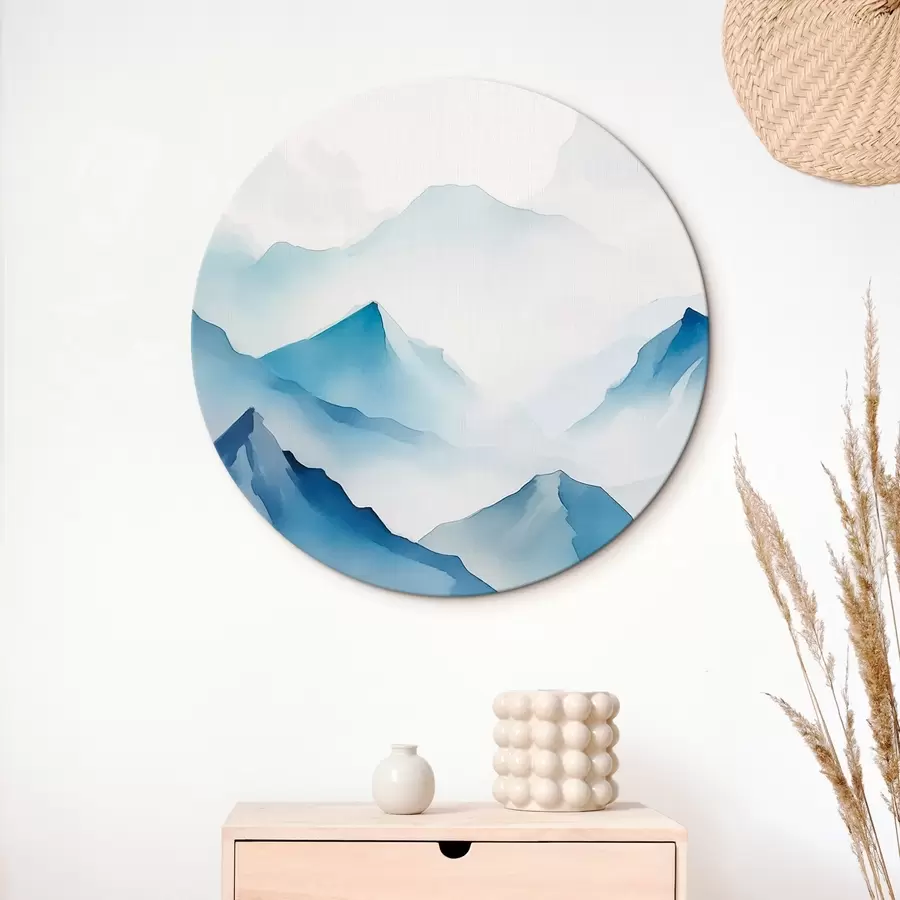 Wandbilder Berge im Nebel r45424