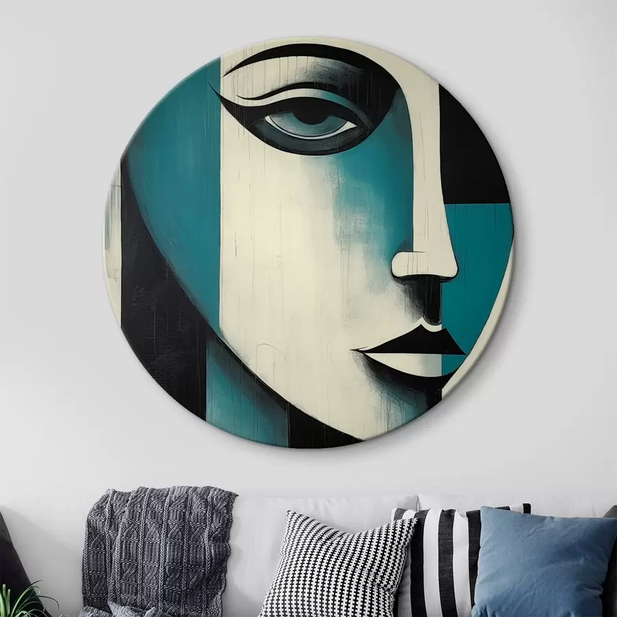 Wandbilder Abstraktes Frauenporträt r45436