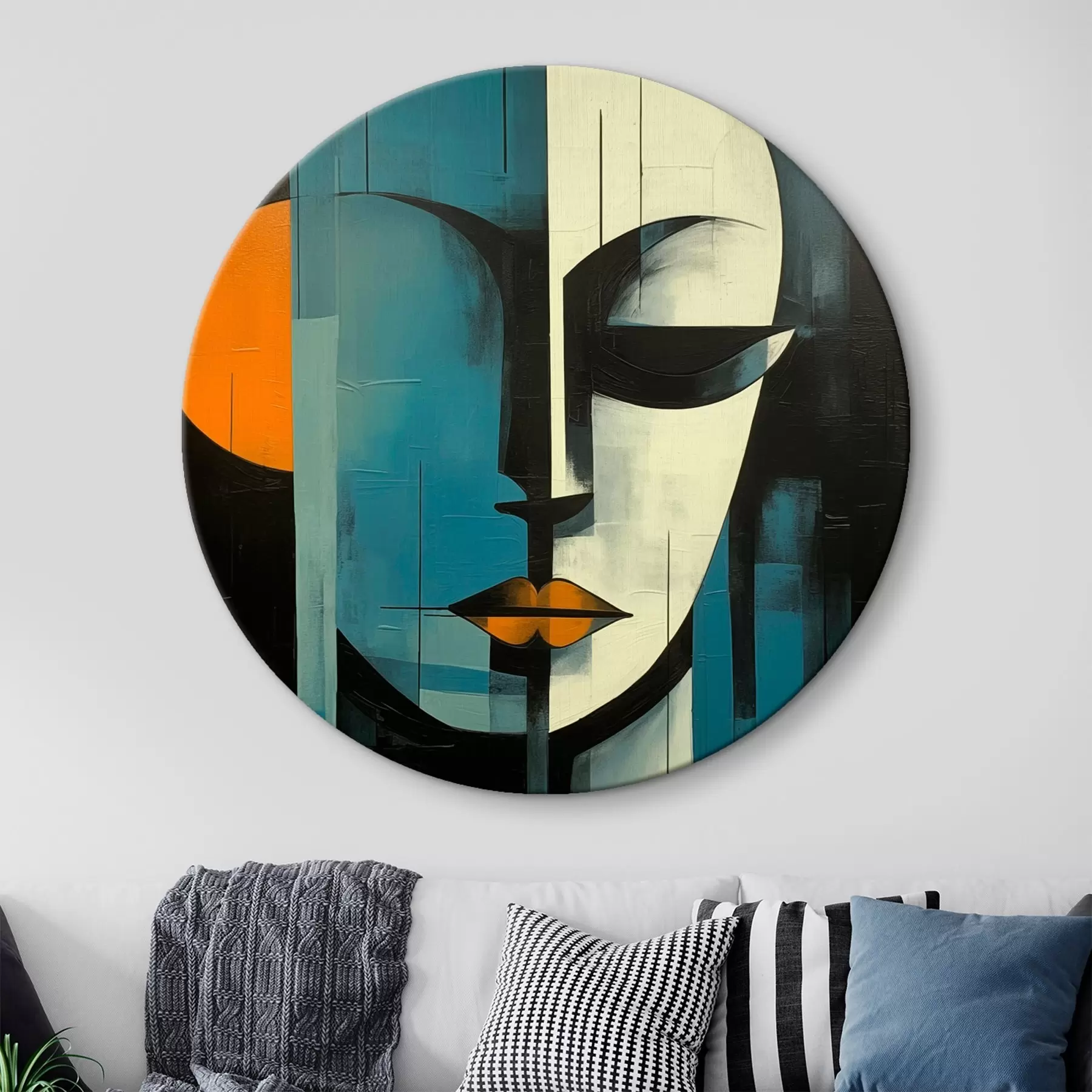 Wandbilder Abstraktes Frauenporträt r45437