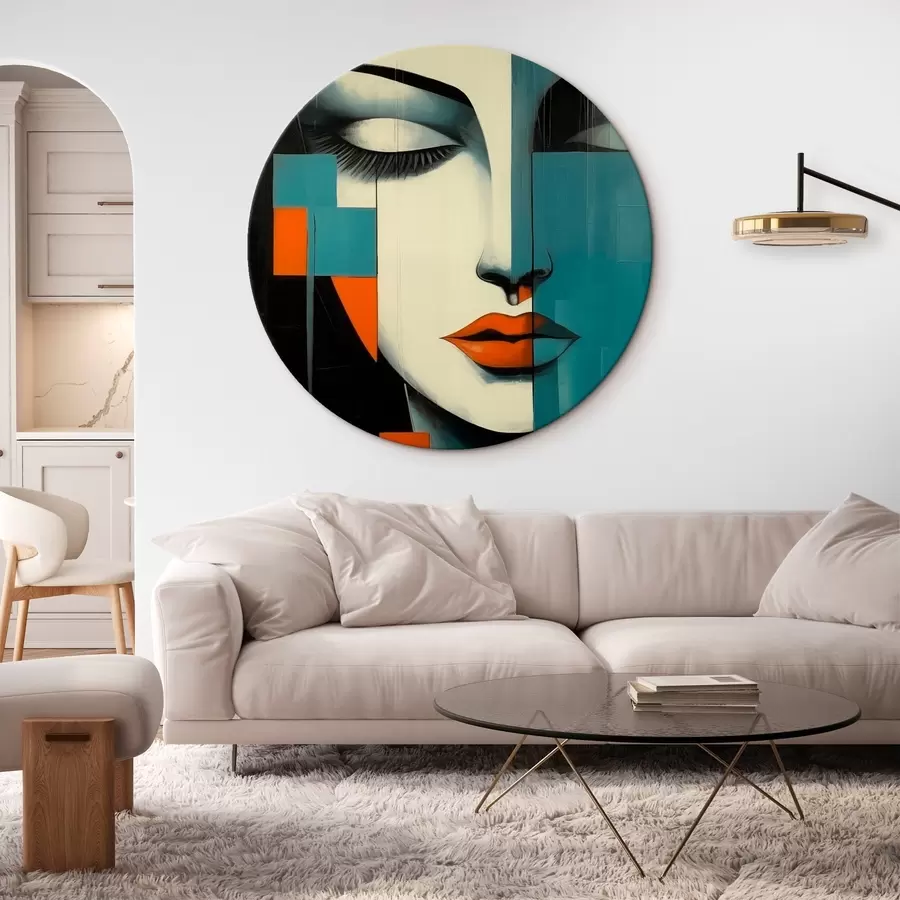 Wandbilder Abstraktes Frauenporträt r45438