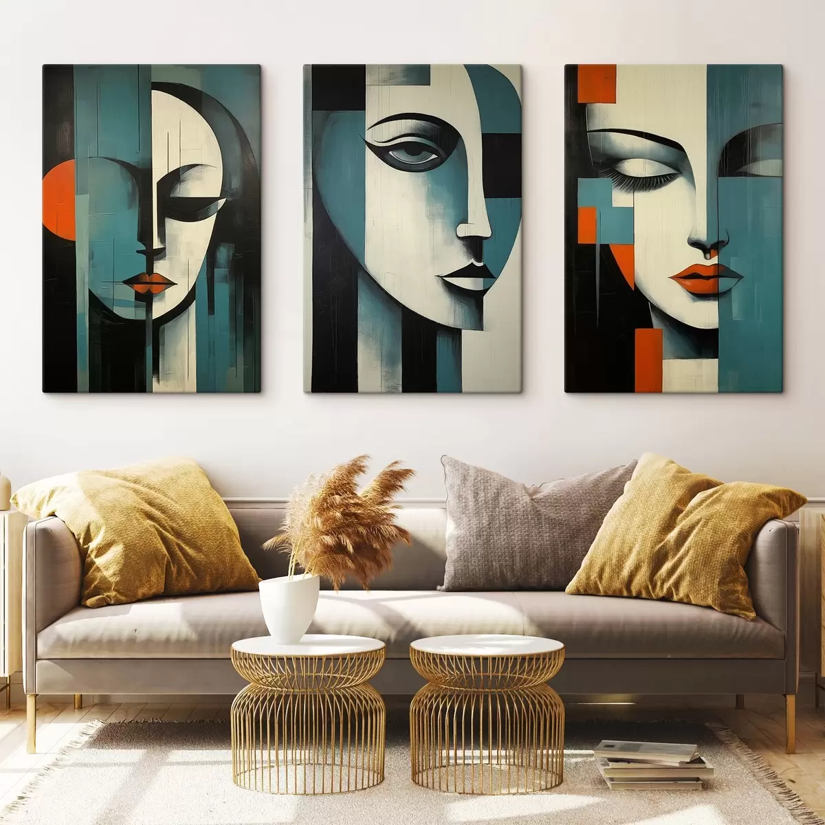 Wandbilder Abstrakte Frauenporträts m00621