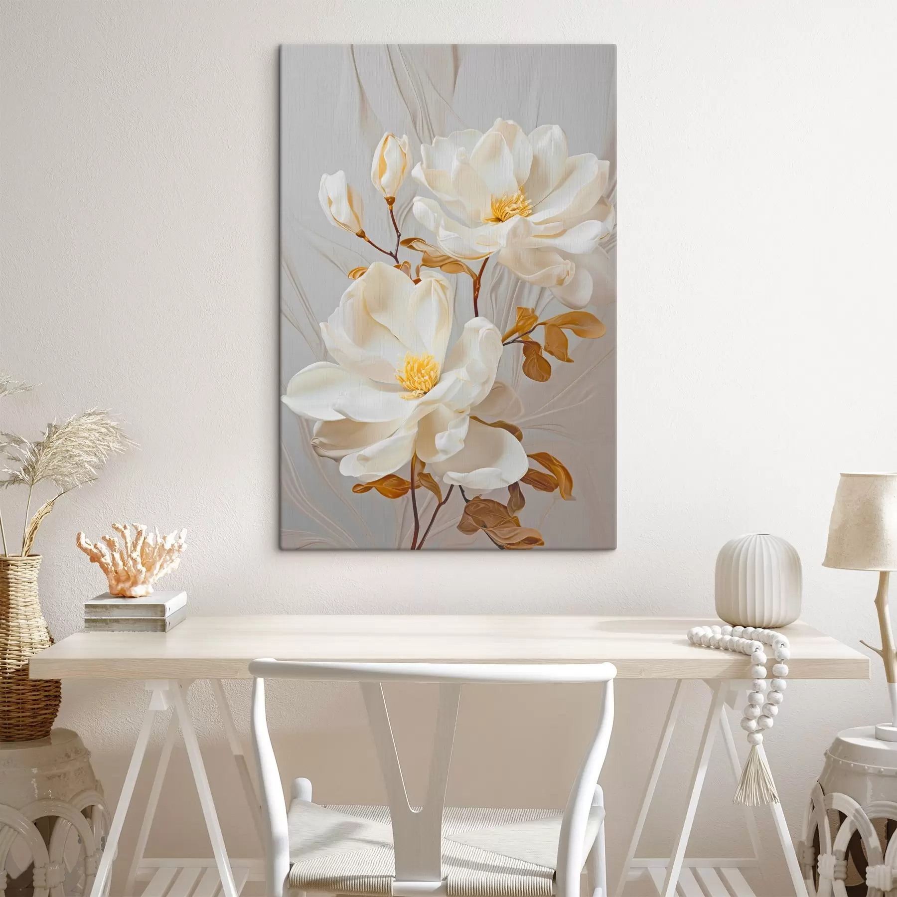 Wandbilder Zarte abstrakte Blumen s45446