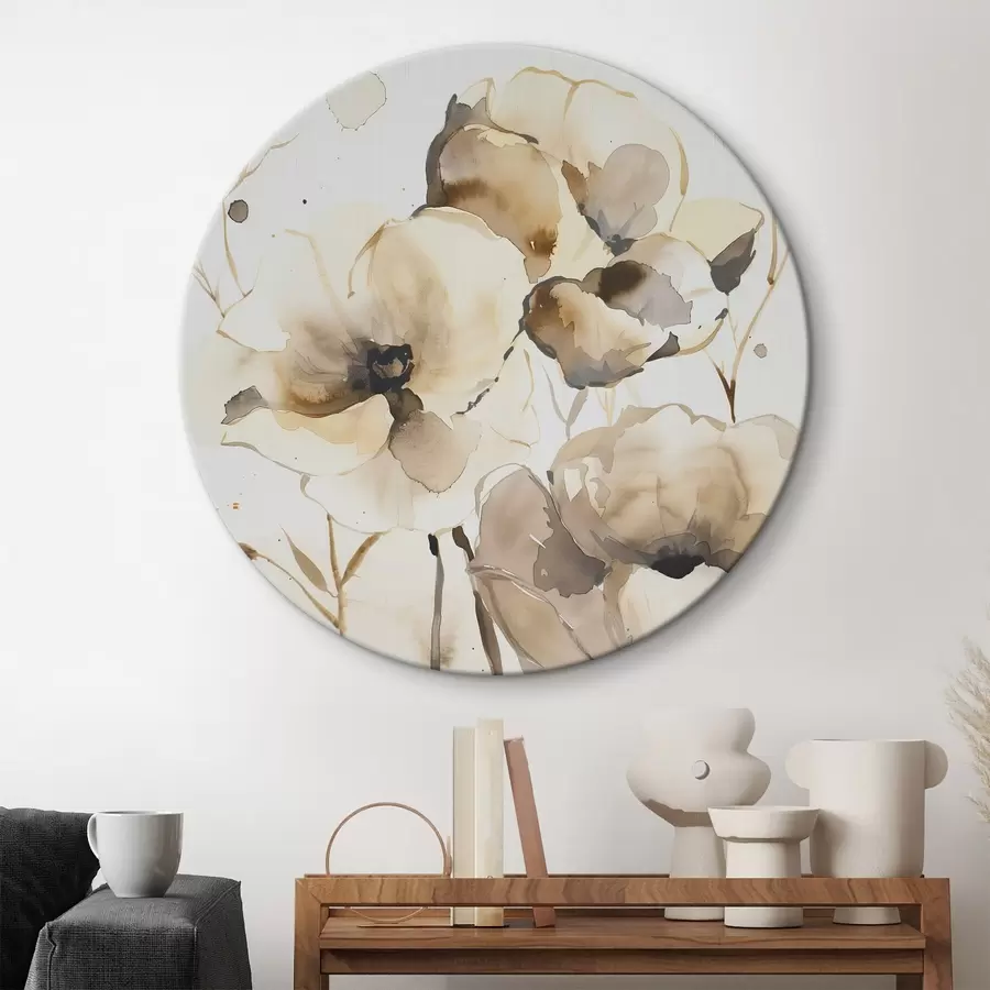 Wandbilder Blumen im Aquarellstil r45365