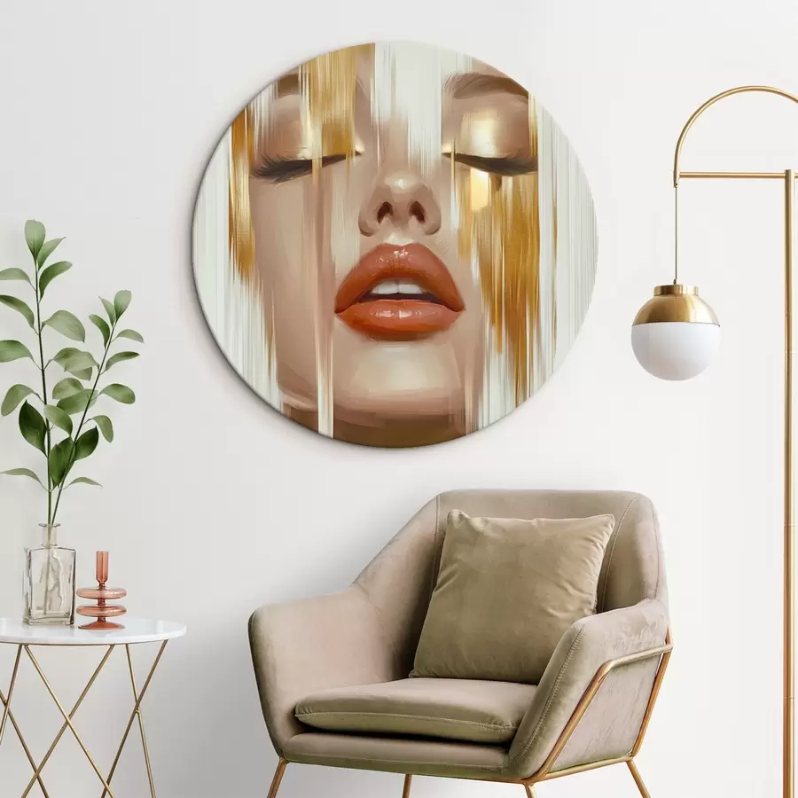 Wandbilder Abstraktes Porträt einer Frau r45374