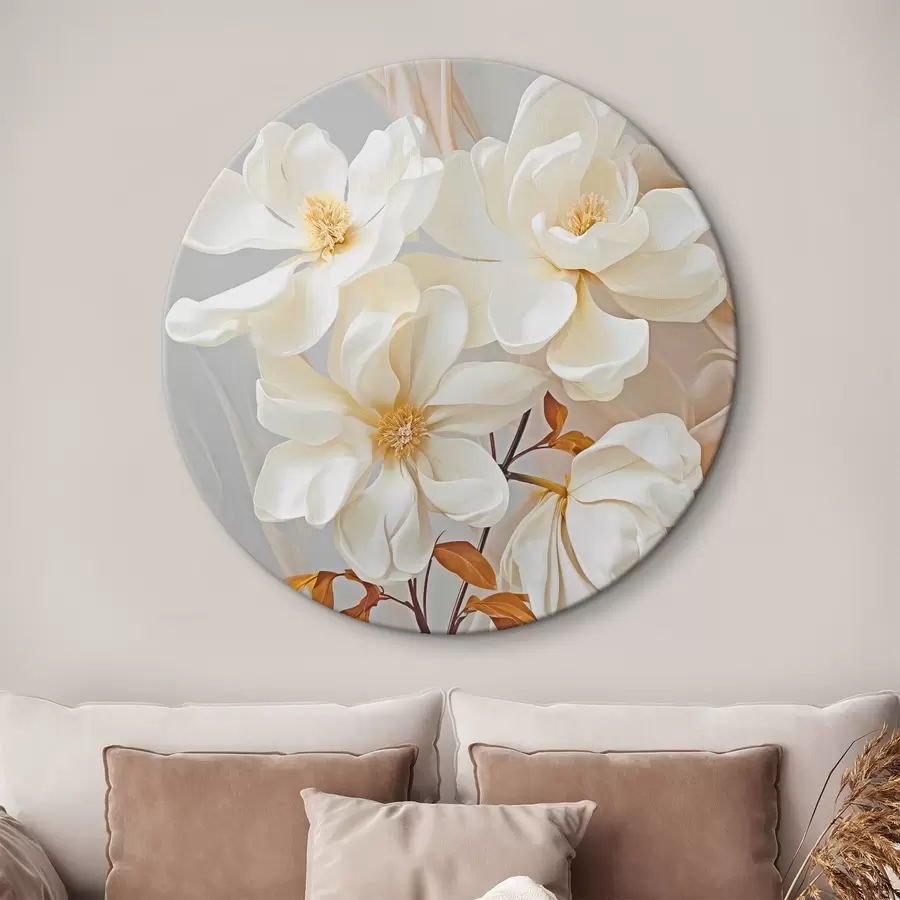 Wandbilder Zarte abstrakte Blumen r45378