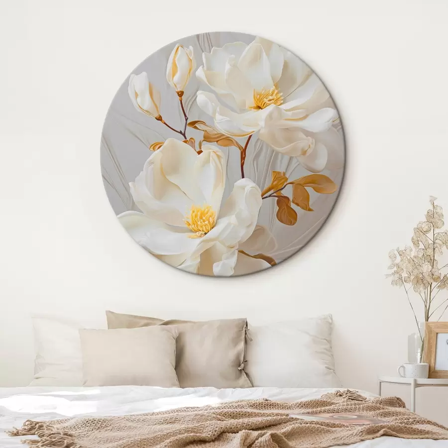 Wandbilder Zarte abstrakte Blumen r45446