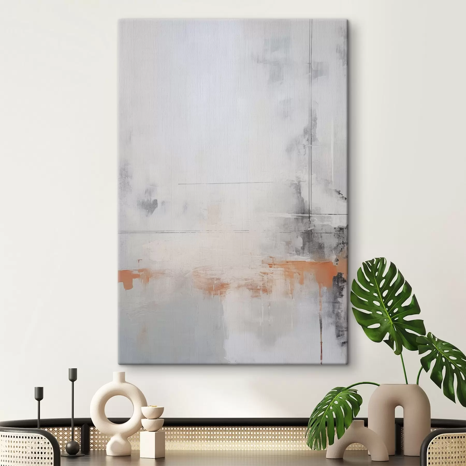 Wandbilder Moderne Abstraktion mit Nachahmung einer abgenutzten Textur s45451