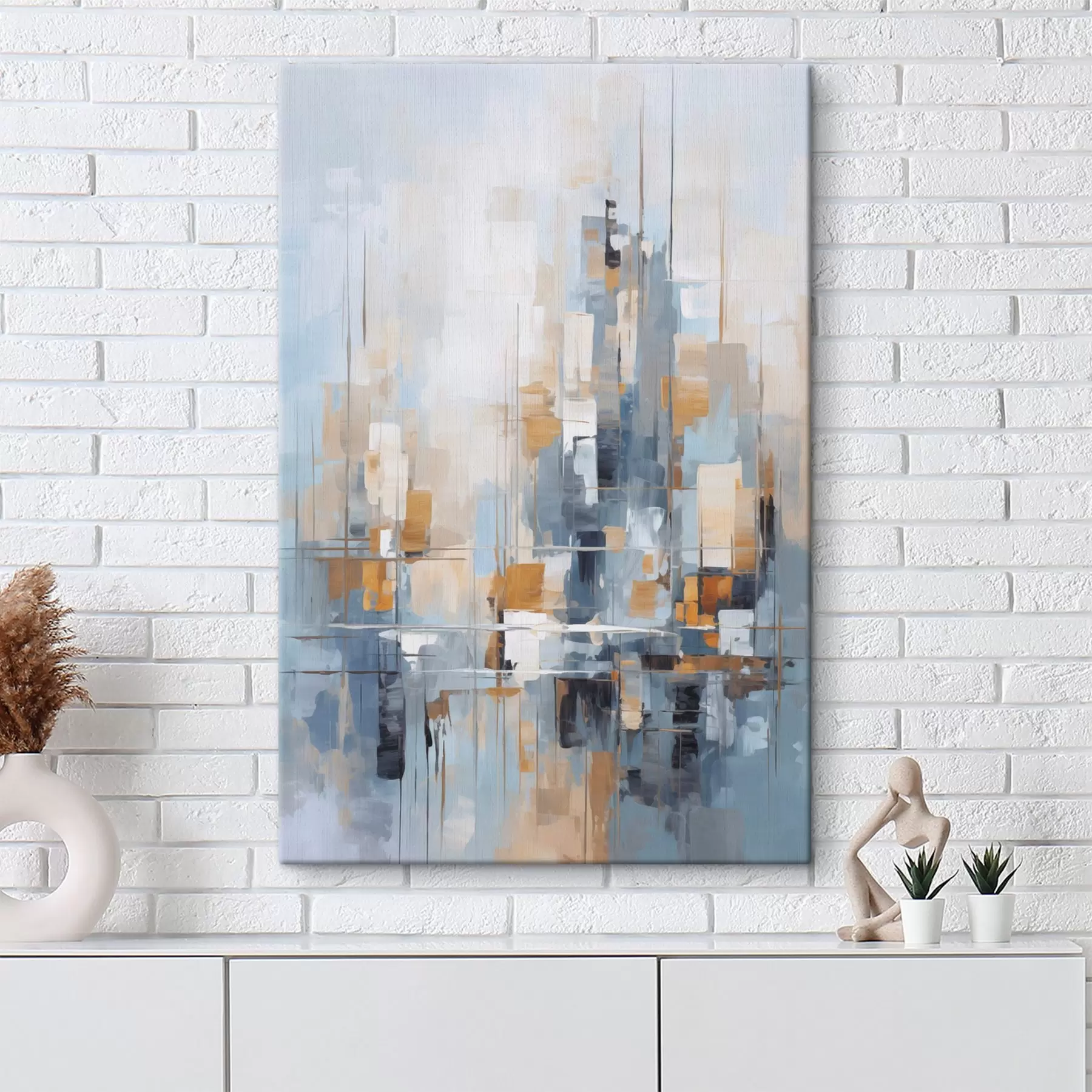 Wandbilder Abstraktion Nachahmung von Pinselstrichen s45455