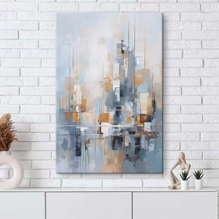 Wandbilder Abstraktion Nachahmung von Pinselstrichen s45455