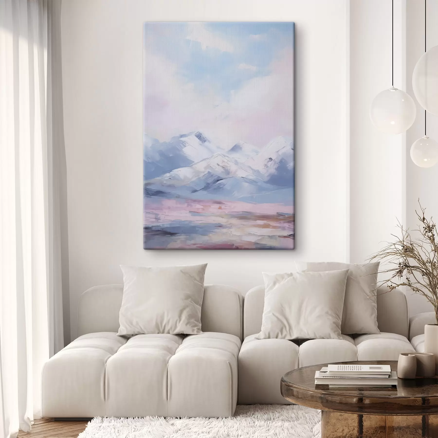 Wandbilder Berge Nachahmung Malerei s45457