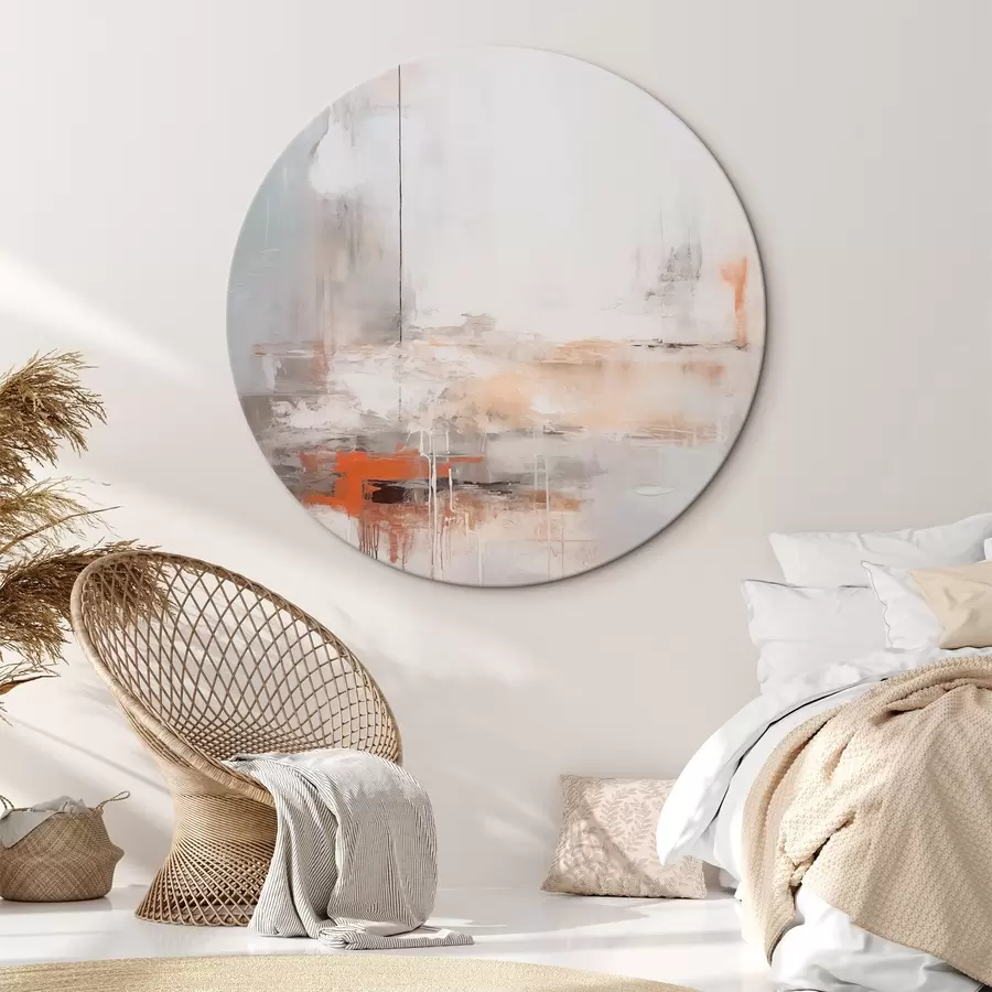 Wandbilder Moderne Abstraktion mit Nachahmung einer abgenutzten Textur r45452