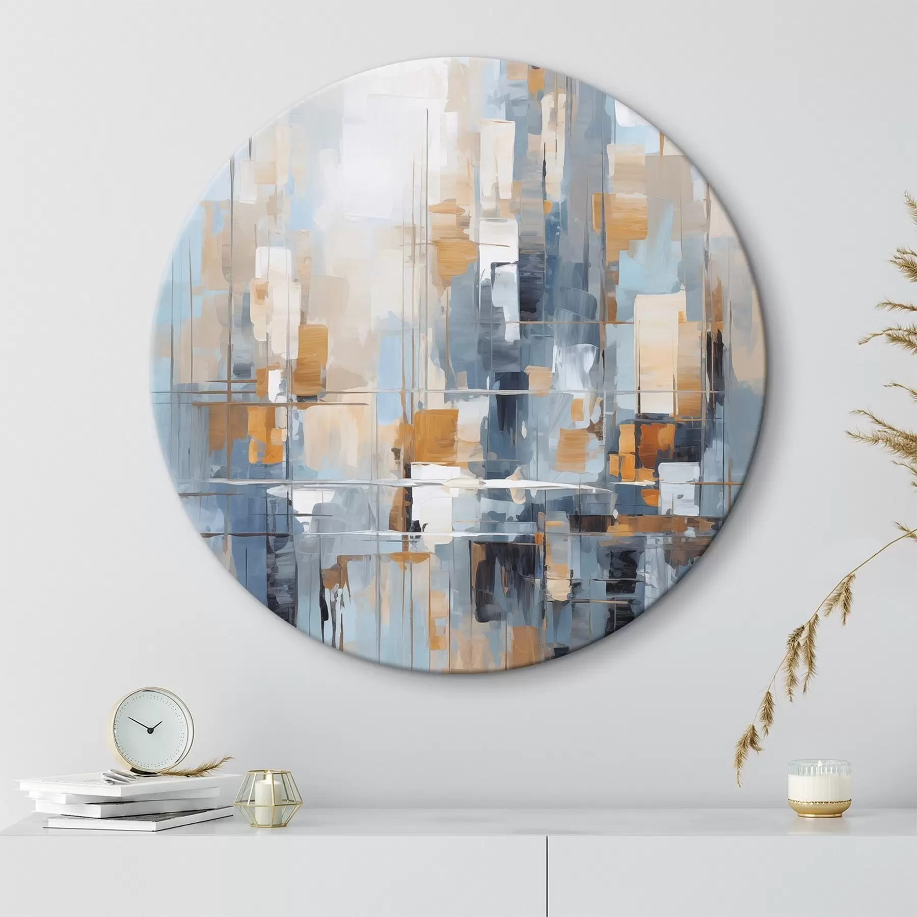 Wandbilder Abstraktion Nachahmung von Pinselstrichen r45455