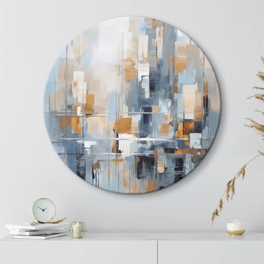 Wandbilder Abstraktion Nachahmung von Pinselstrichen r45455