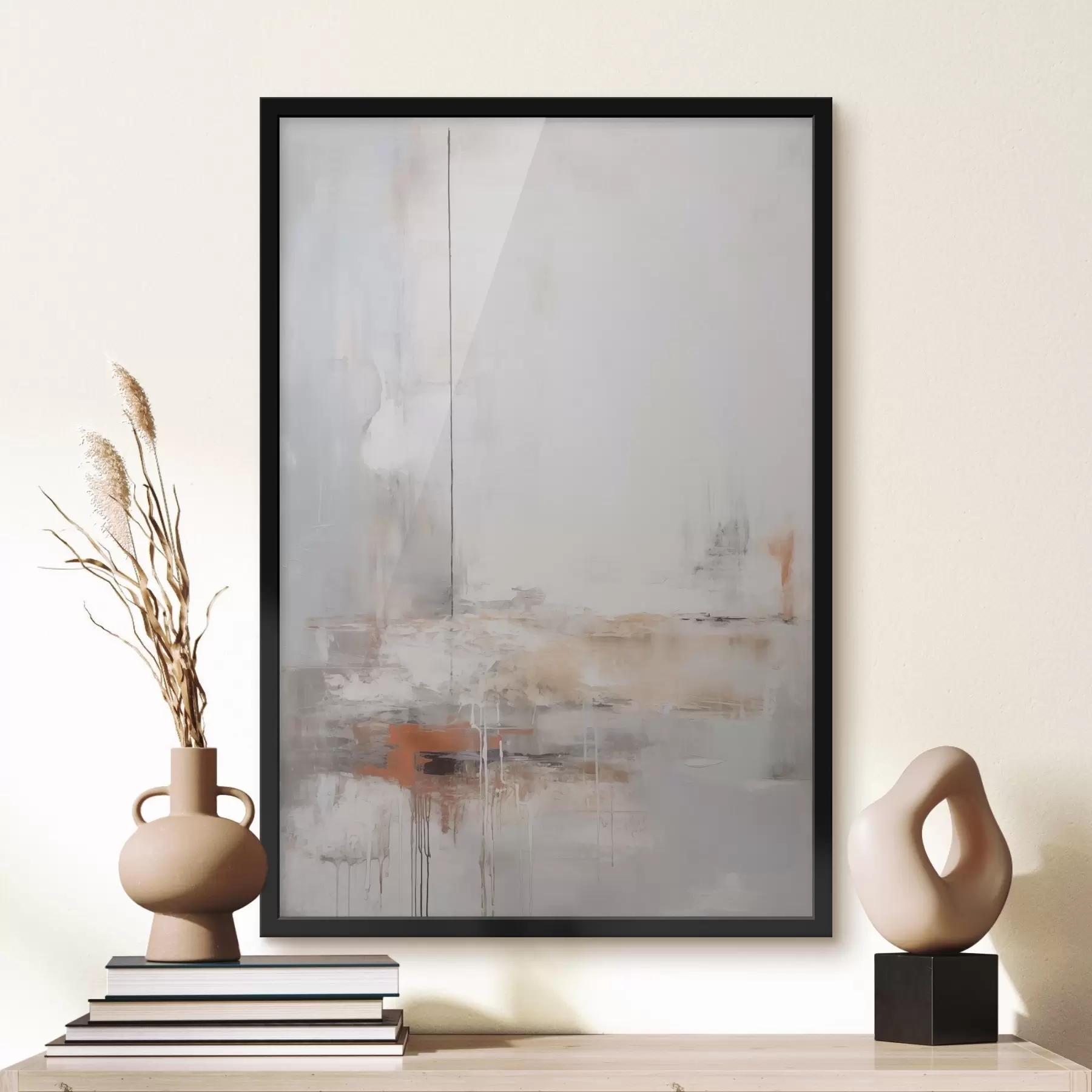 Fototapete Moderne Abstraktion mit Nachahmung einer abgenutzten Textur f45452