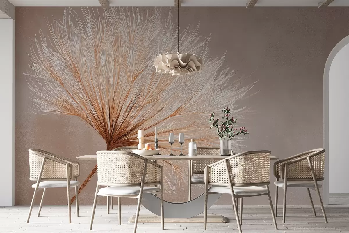 Fototapete Pastellfarbene Blume w04422