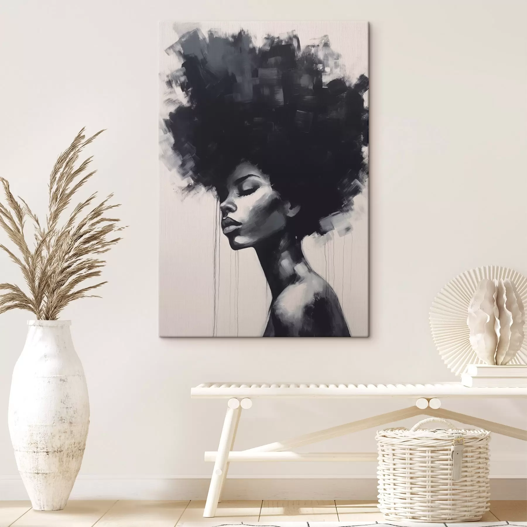 Wandbilder Abstraktes Frauenporträt s45464