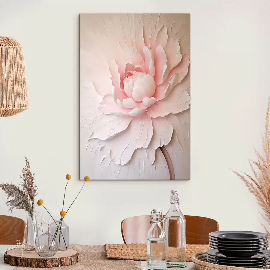 Wandbilder Große rosa Pfingstrose s45470