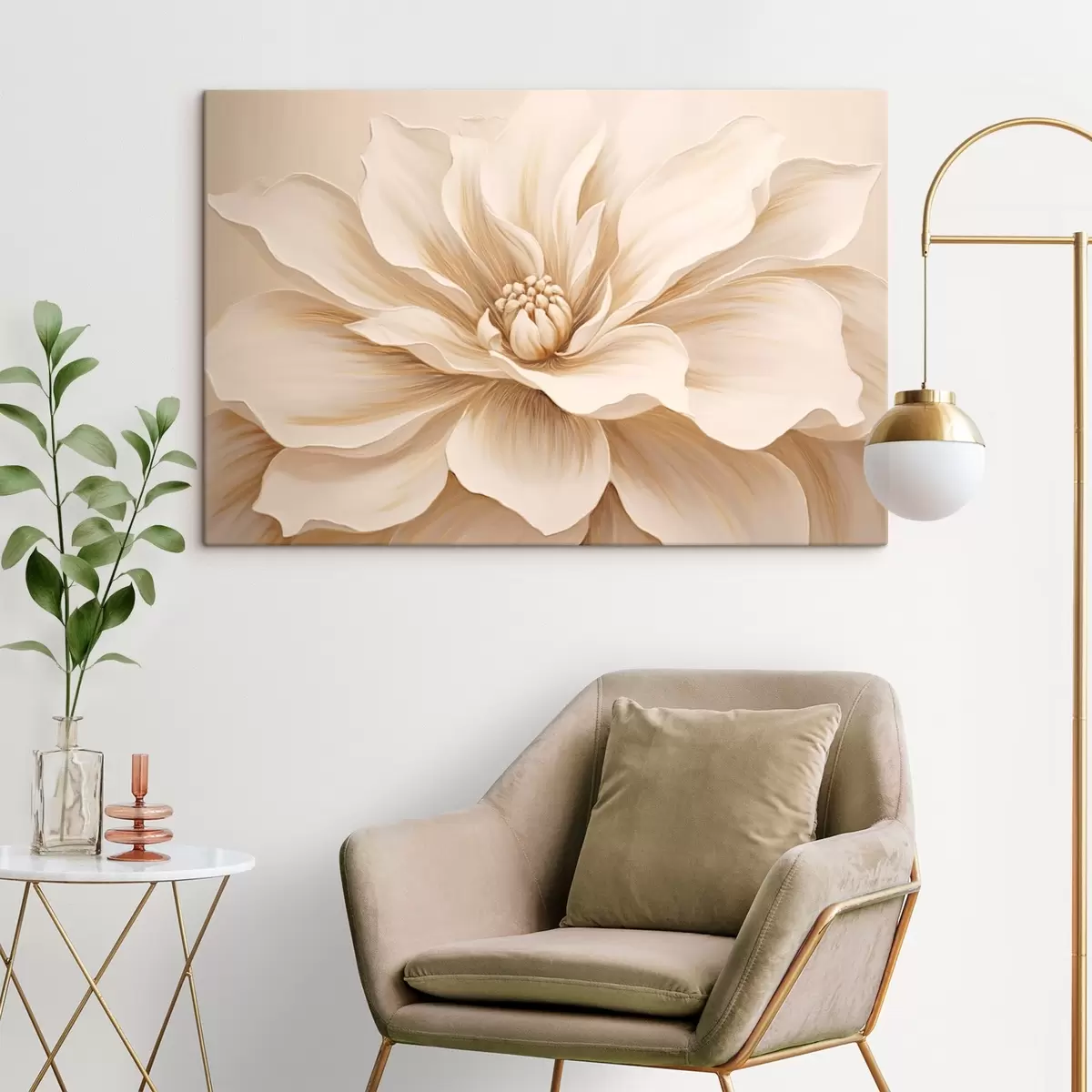 Wandbilder Große Blume s45471