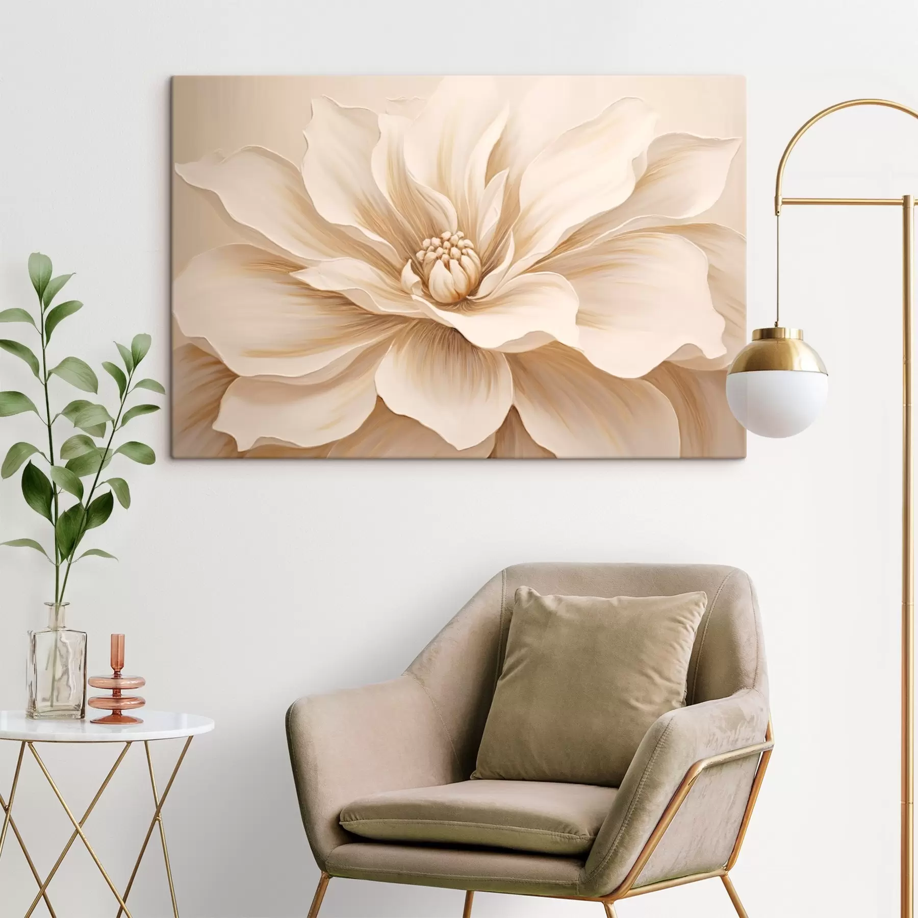 Wandbilder Große Blume s45471