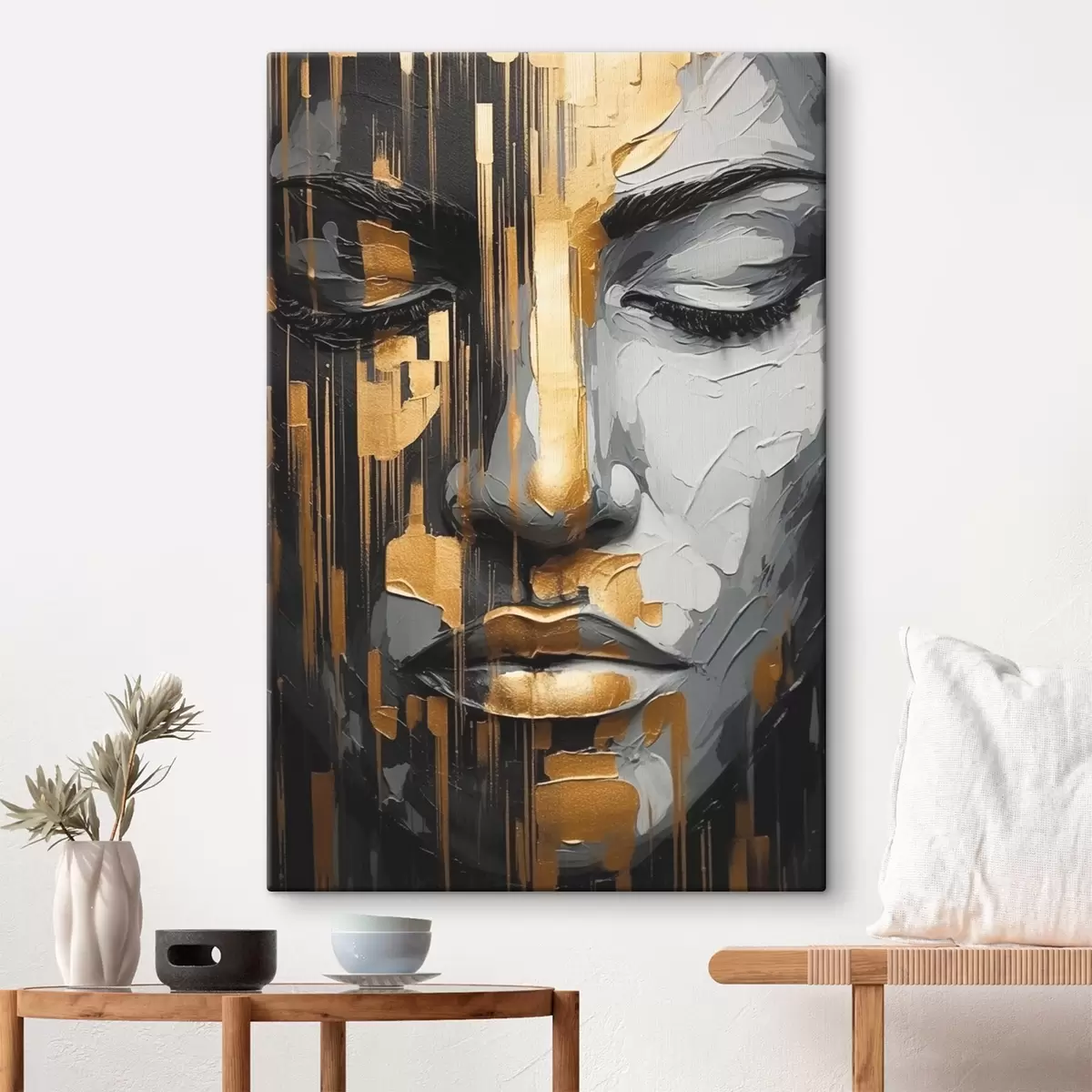 Wandbilder Abstraktes Frauenporträt s45475