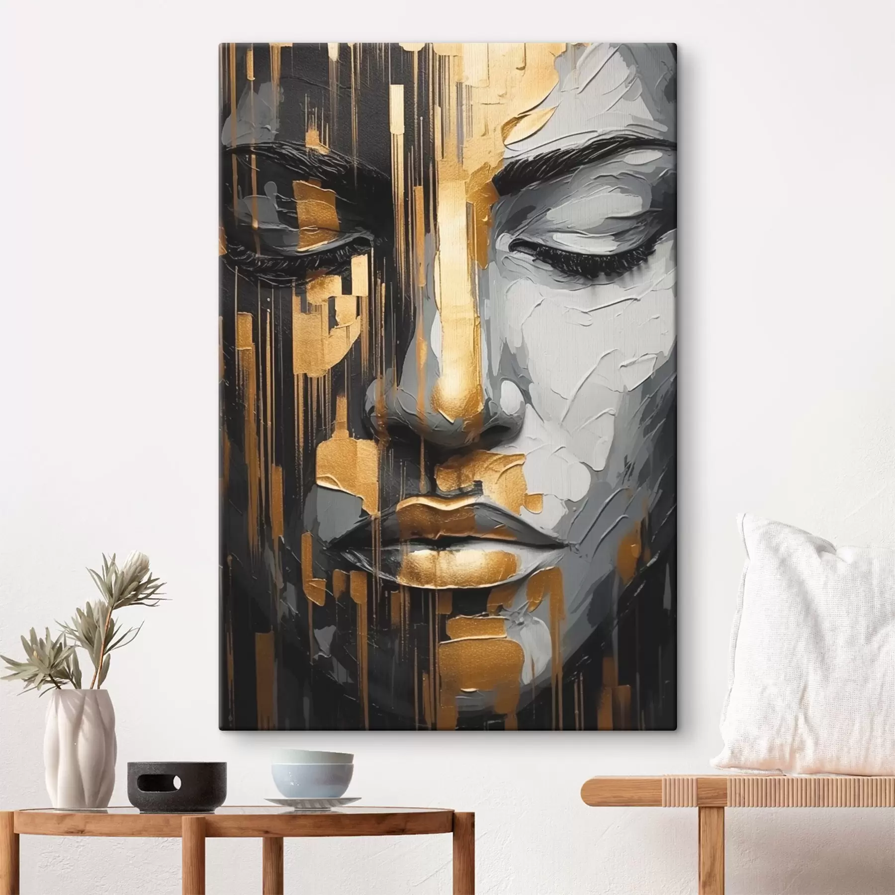 Wandbilder Abstraktes Frauenporträt s45475