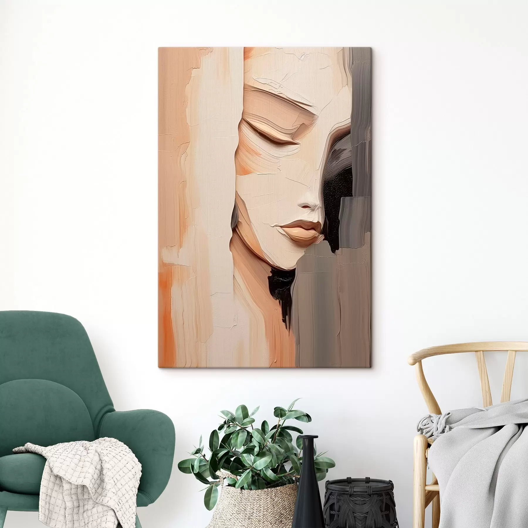 Wandbilder Abstraktes Frauenporträt s45478