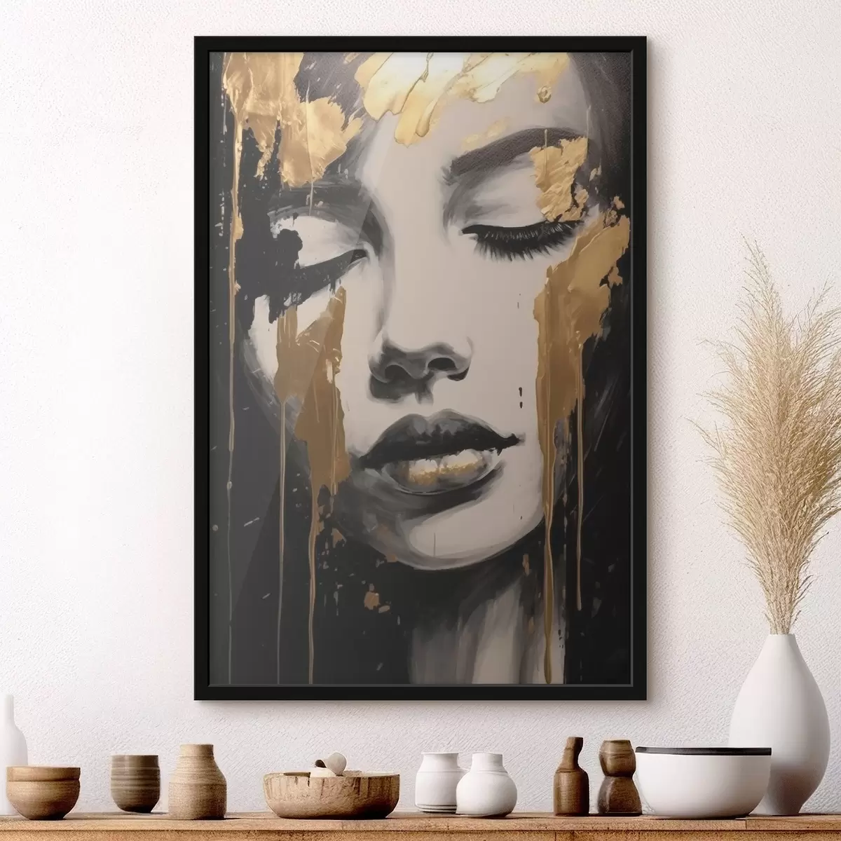 Poster Weibliches Porträt f45468