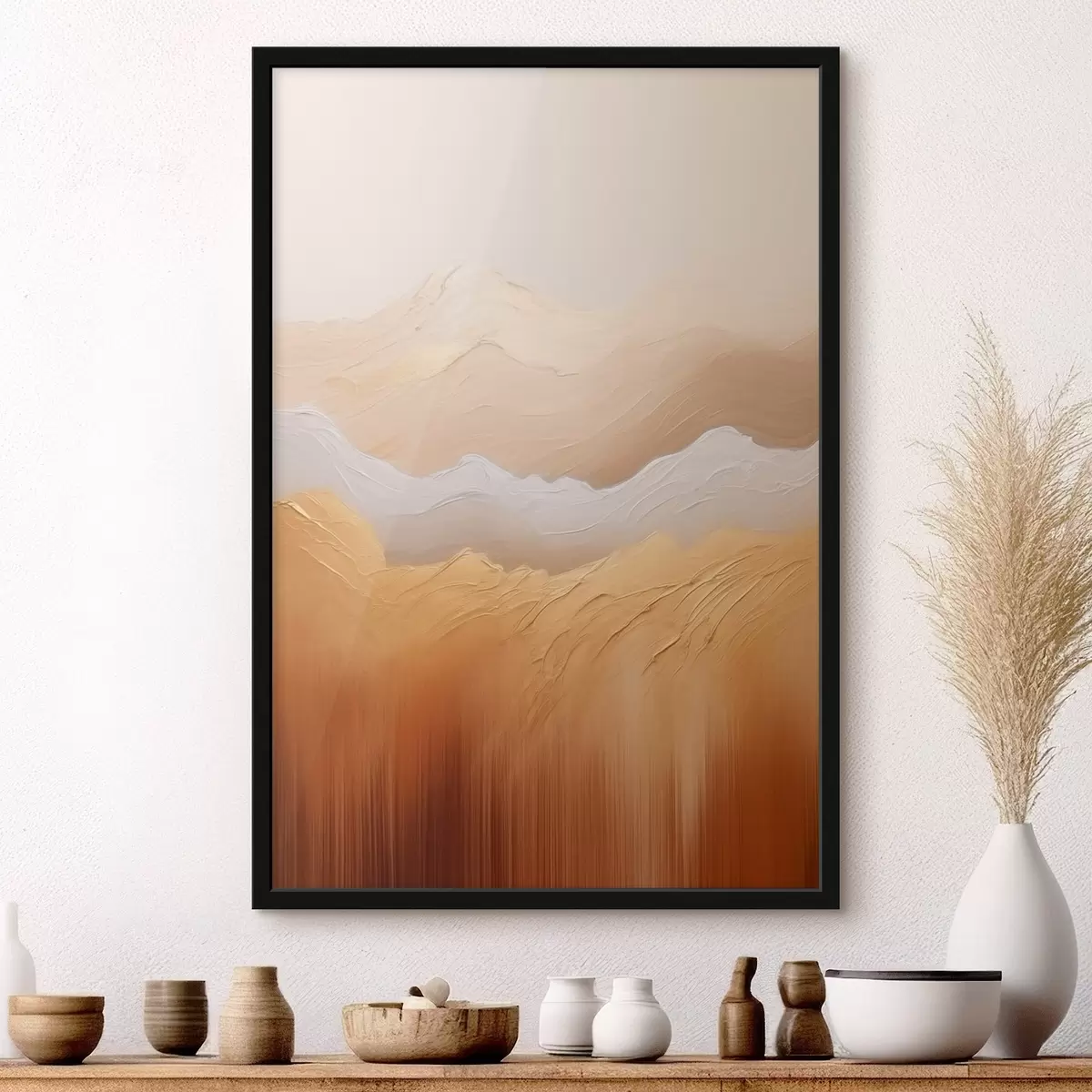 Poster Abstrakte Sandberge f45473