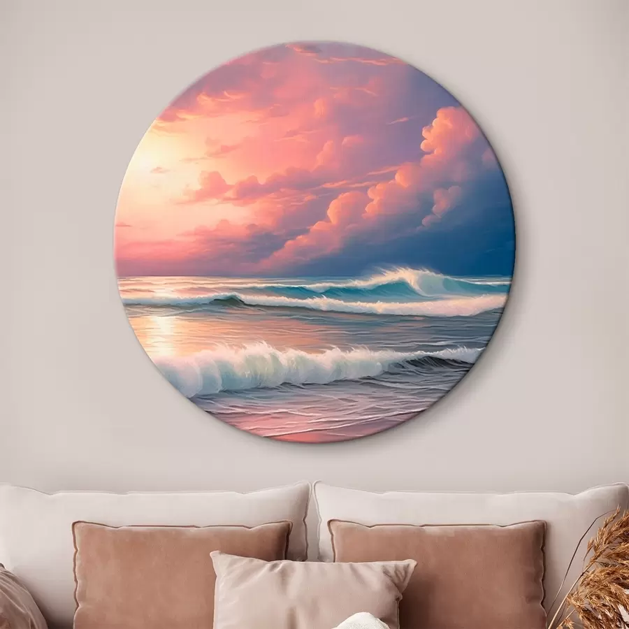 Wandbilder Sonnenuntergang auf See r45463