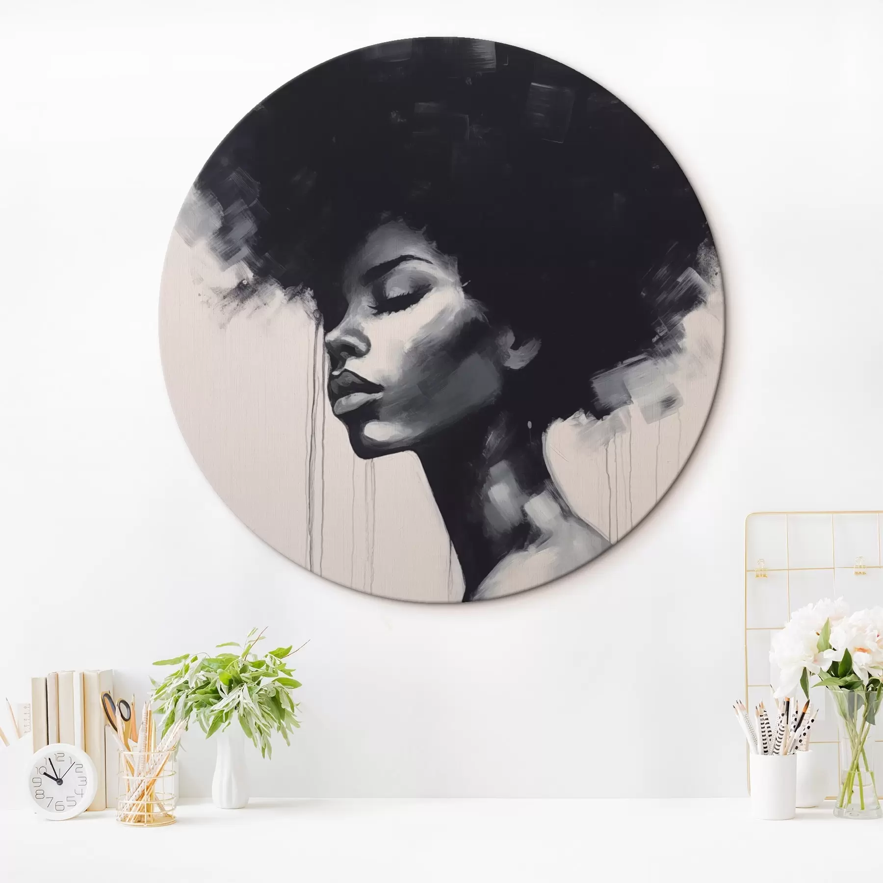 Wandbilder Abstraktes Frauenporträt r45464