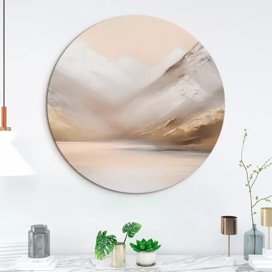 Wandbilder Bergsee in der Morgendämmerung r45465