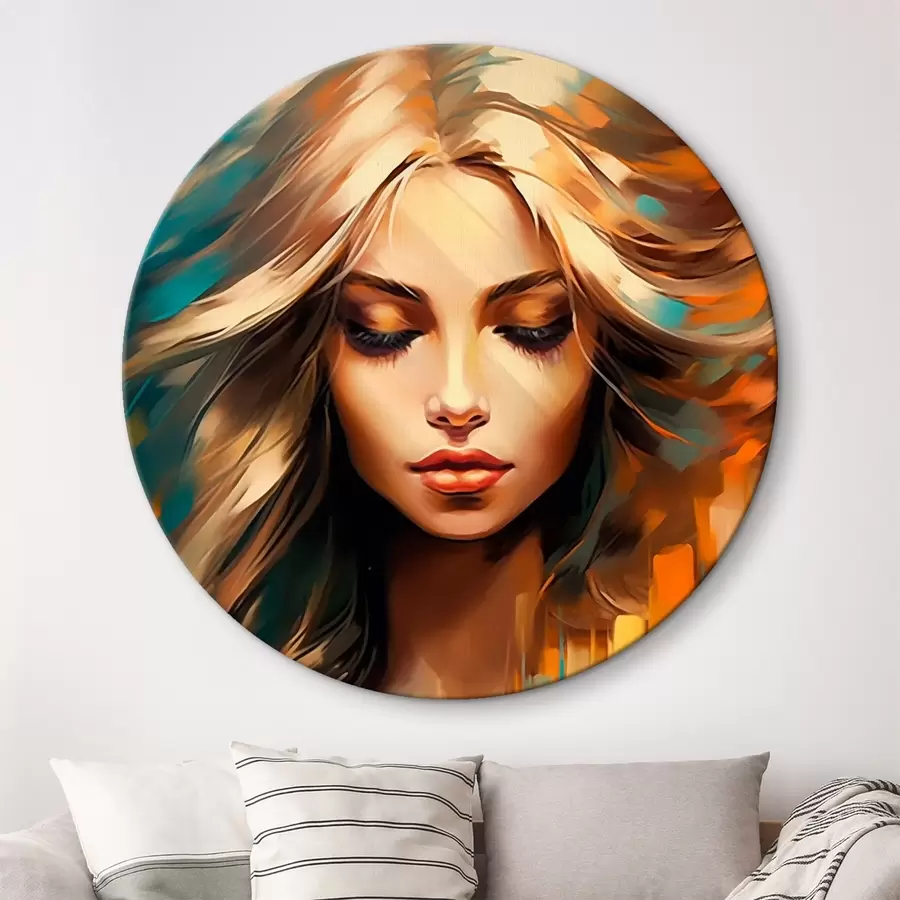 Wandbilder Abstraktes Frauenporträt r45469