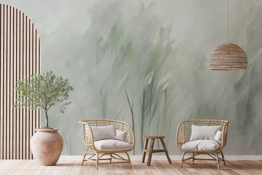 Fototapete Bäume Nachahmung Malerei w04411