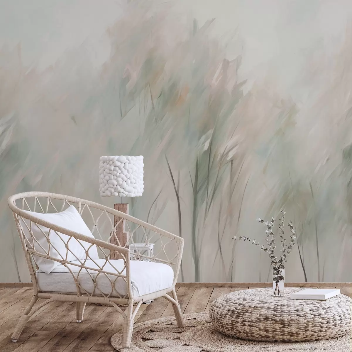 Fototapete Bäume Nachahmung Malerei w04411v1