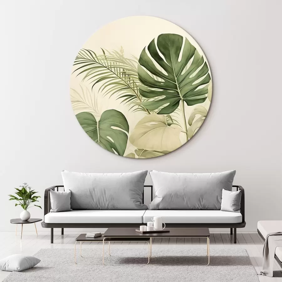 Wandbilder Monstera-Blätter und Tropical r45614