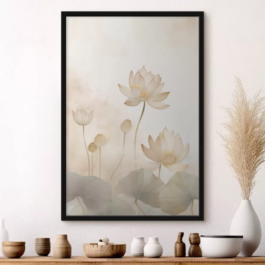 Fototapete Leichte Lotusblumen f45612