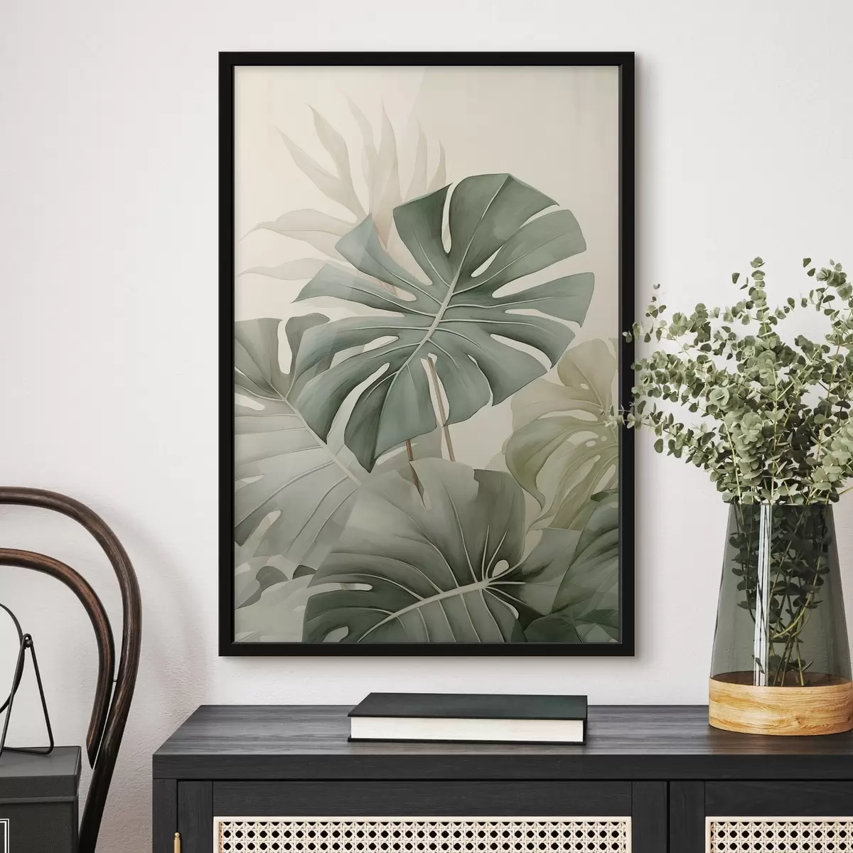 Poster Großes Monstera-Blatt f45616