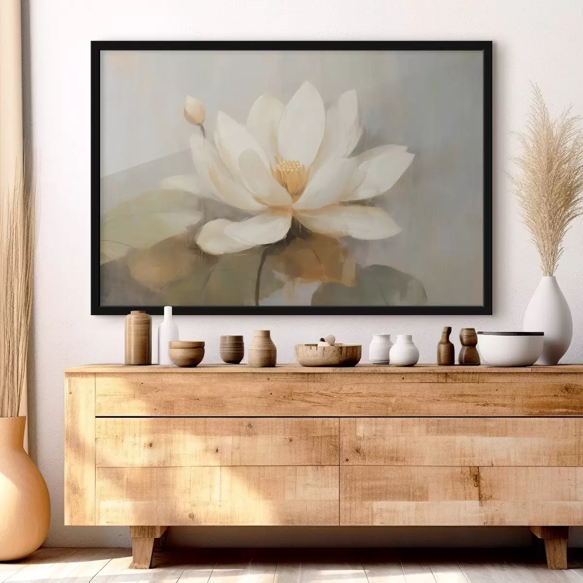 Poster Große Lotusblume f45618