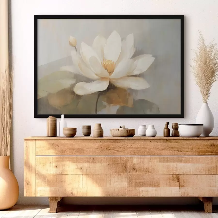 Fototapete Große Lotusblume f45618