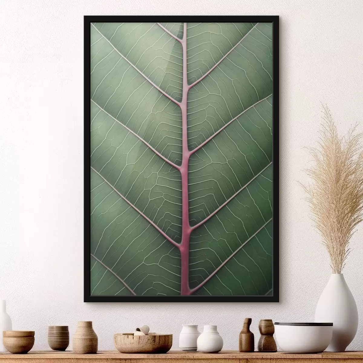 Poster Geädertes Blatt f45603