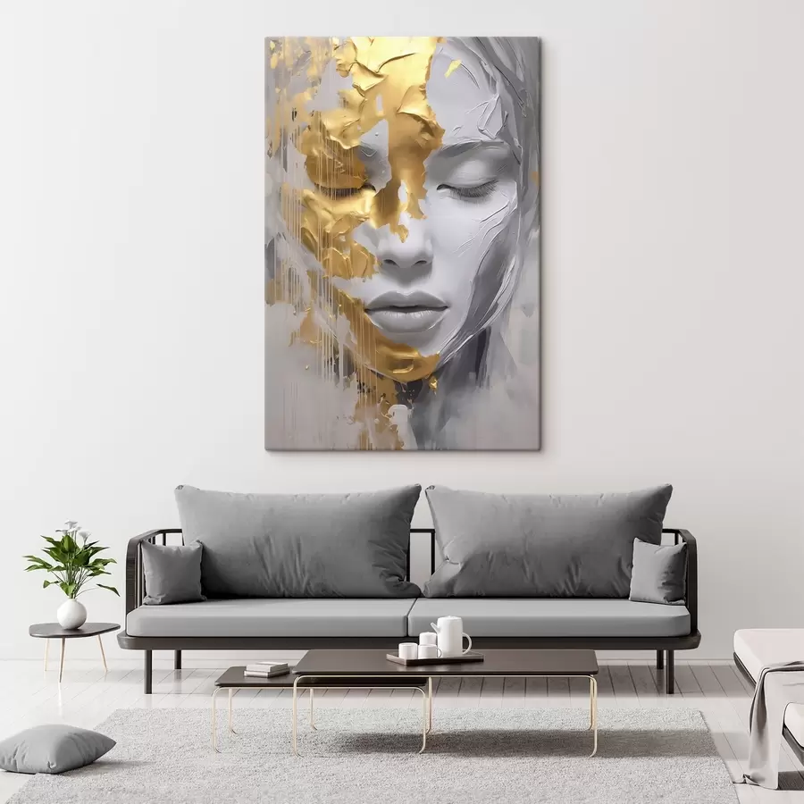 Wandbilder Abstraktes Porträt einer Frau s45448