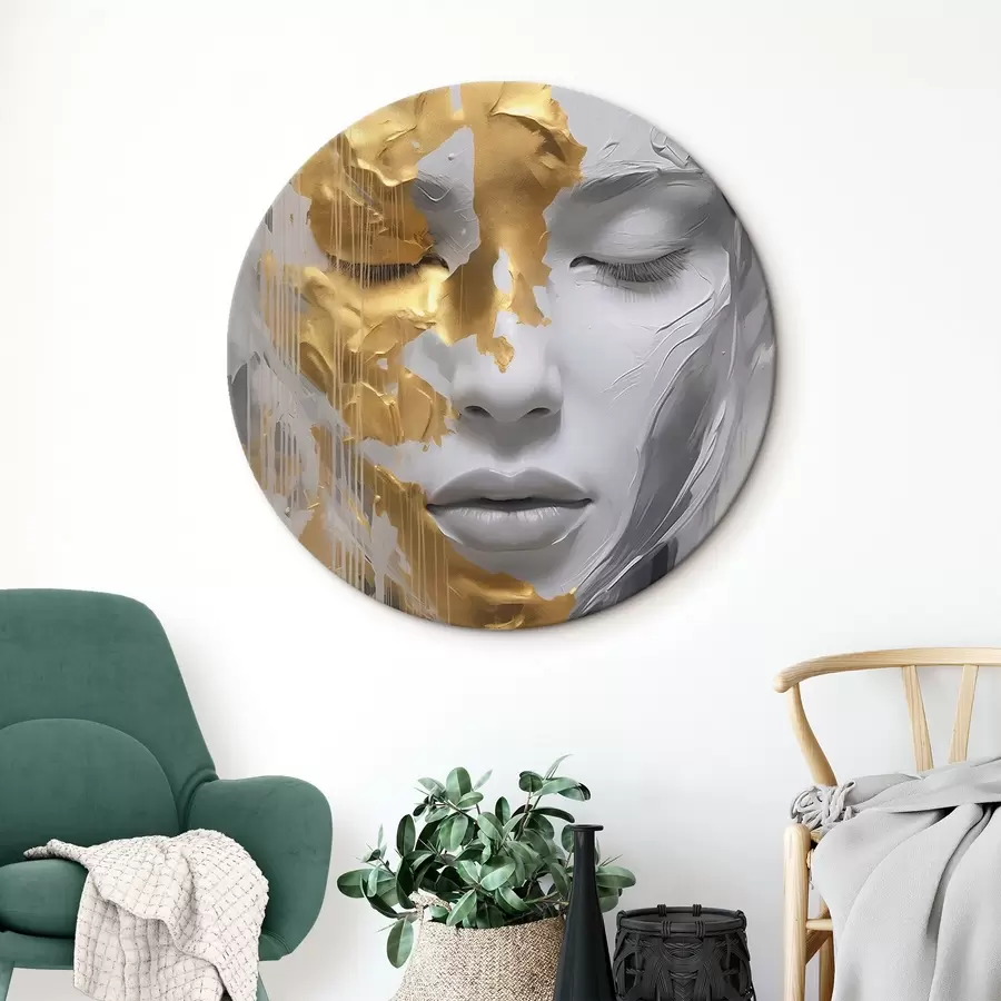 Wandbilder Abstraktes Porträt einer Frau r45448