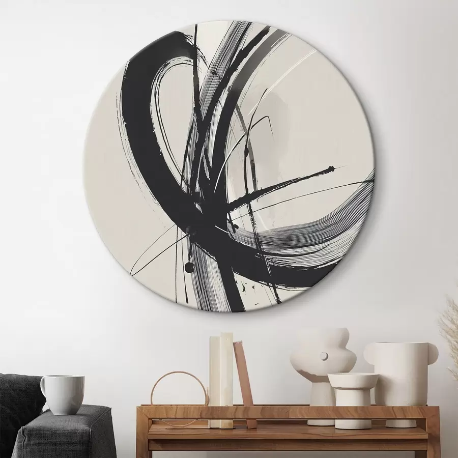 Wandbilder Abstrakte minimalistische Pinselstriche r45582