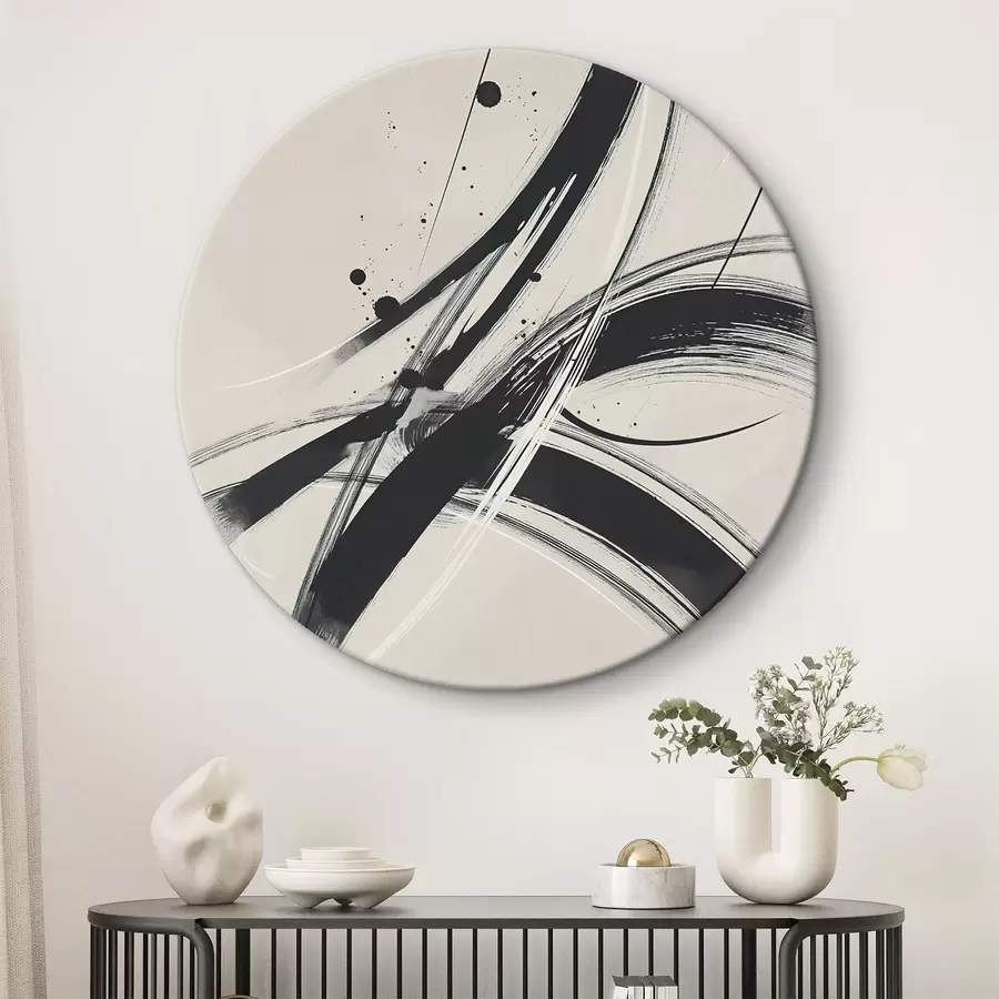 Wandbilder Abstrakte minimalistische Pinselstriche r45583