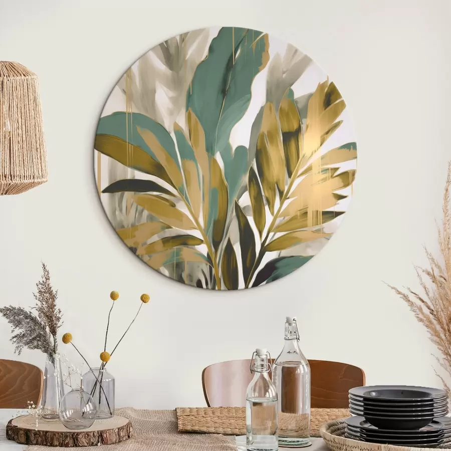 Wandbilder Abstrakte tropische Blätter r45590